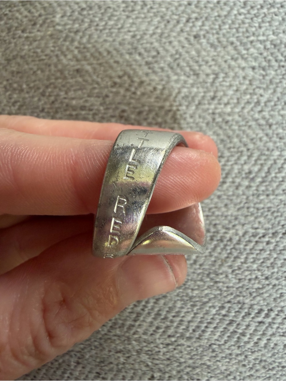 Red Riding Hood Spoon Ring - Picture 13 of 14